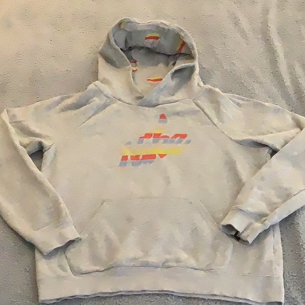 Nike grey Small hoodie with front pocket.  See pictures with measurements.